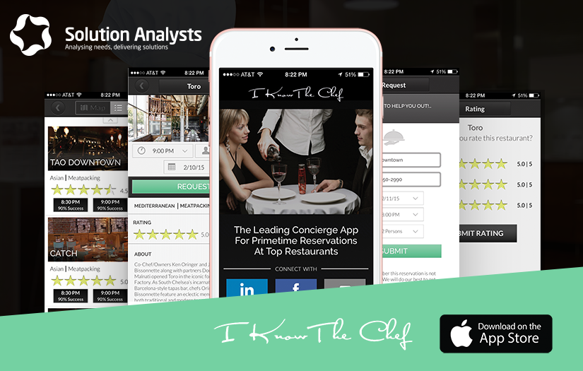 I Know the Chef - On Demand Application screenshot 1